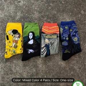 Artistic Design Socks - Mixed Colors